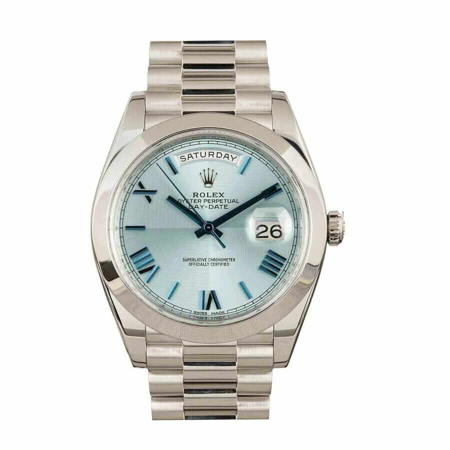 116718LNblackdial-1 Rolex Day-Date 228206-0002 Oyster Bracelet - Image 1