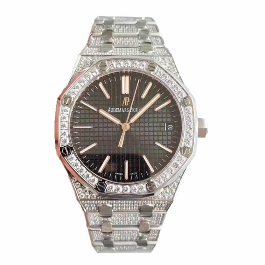 AP-Iced-Out-Watch-Replica-1 Audemars Piguet Royal Oak Iced Out A110BL72 - Image 1
