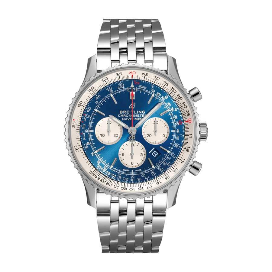 Breitling-Navitimer-B01-Blue-Chronograph-Dial Breitling Navitimer B01 Chronograph AB0121C4-C920-447A - Image 1