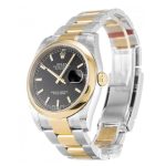 Rolex Datejust Yellow Gold Black Dial 116203 Oyster - Image 2