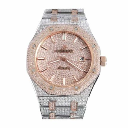 Audemars Piguet Royal Oak Iced Out Yellow Gold 15400SR.OO.1220SR.01