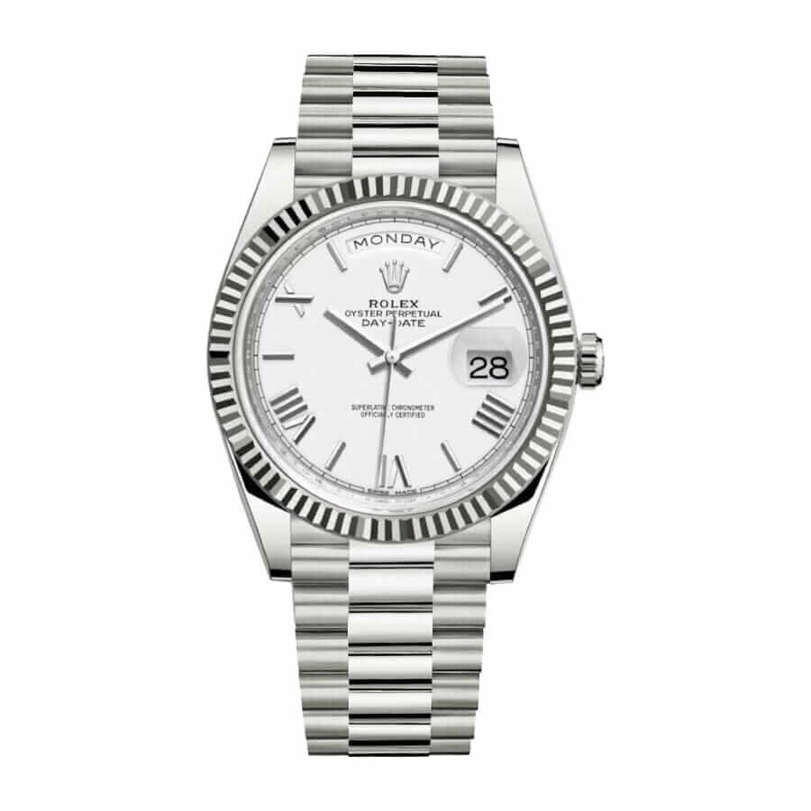rolex-1-1 Rolex Day-Date 228239 White Gold - Image 1