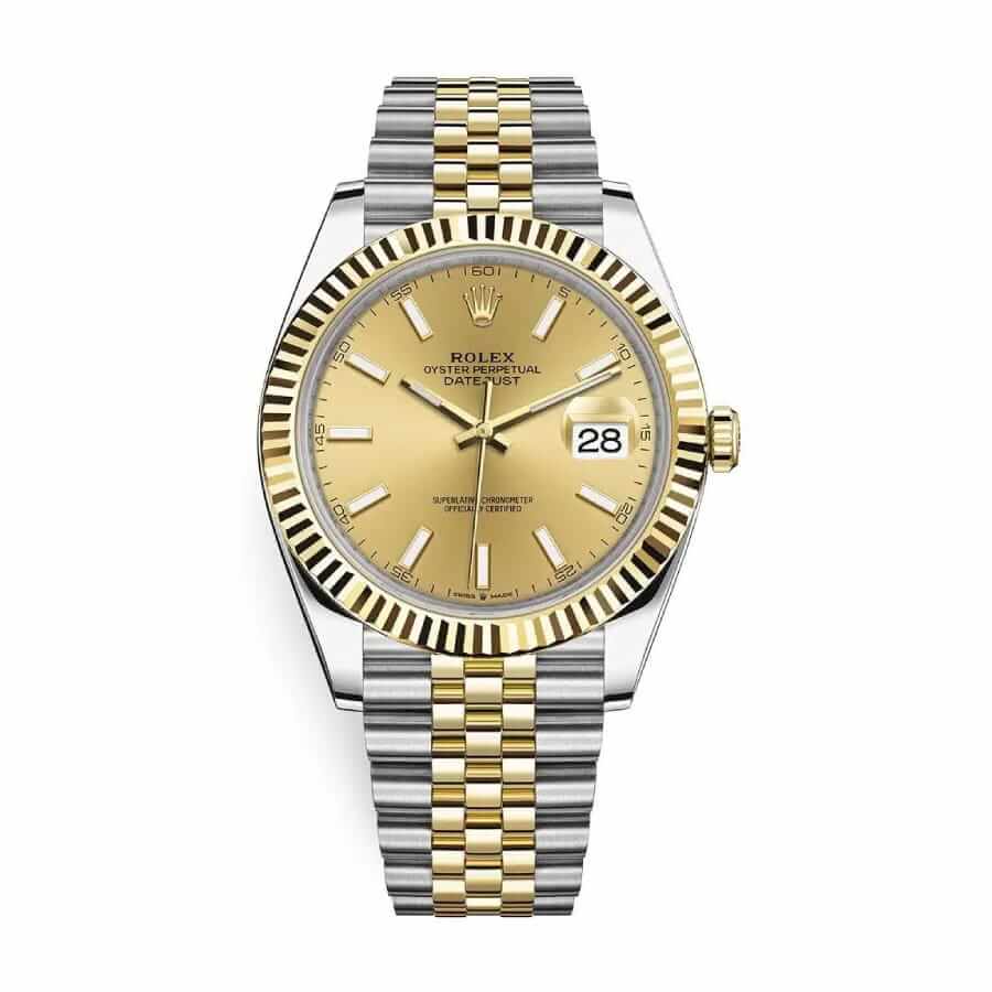rolex-datejust-126333-steel-yellow-gold-diamond-jubilee-replica-1 Rolex Datejust 126333 Yellow Rolesor Two Tone - Image 1