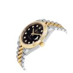 Rolex Datejust 12633BKDJ Steel Gold Automatic Black And Diamond Dial Jubilee - Image 3