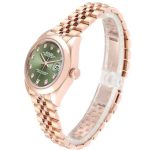 Rolex Lady-Datejust 279165 Green Diamond Dial Everose Gold - Image 2
