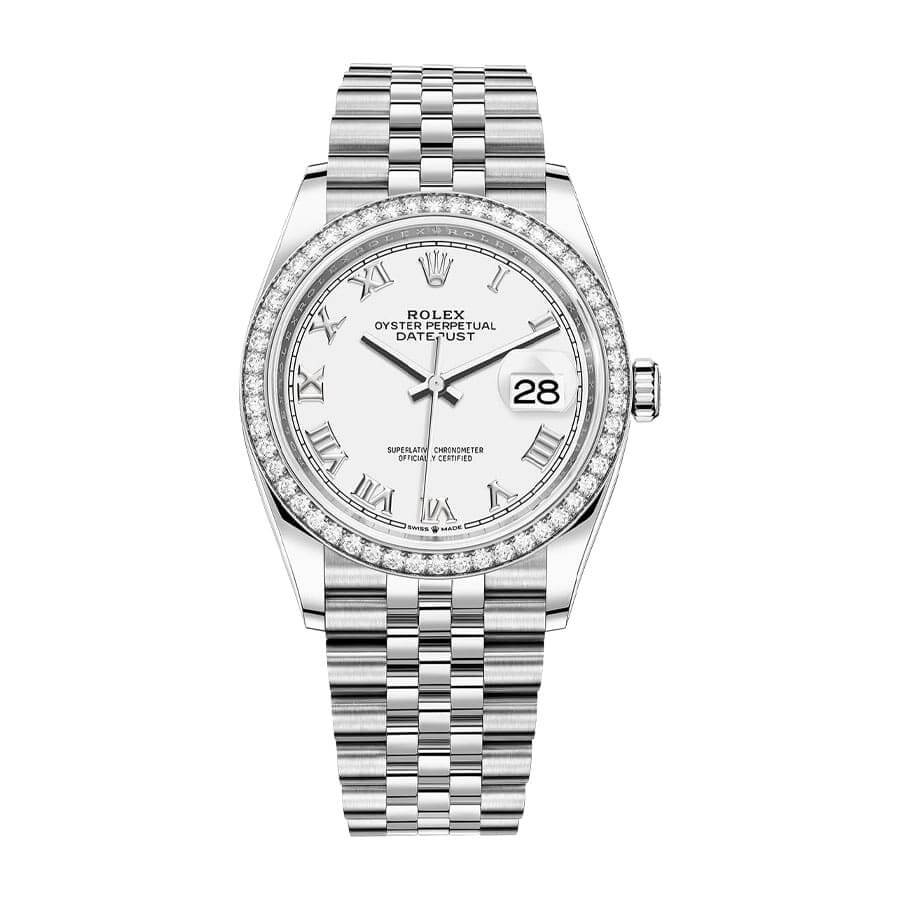 rolex-datejust-36-126284rbr-white-roman-dial-jubilee-replica Rolex Datejust 126284RBR White Roman Dial - Image 1