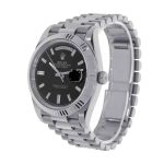 Rolex Day-Date 228239 Silver Black Dial - Image 2