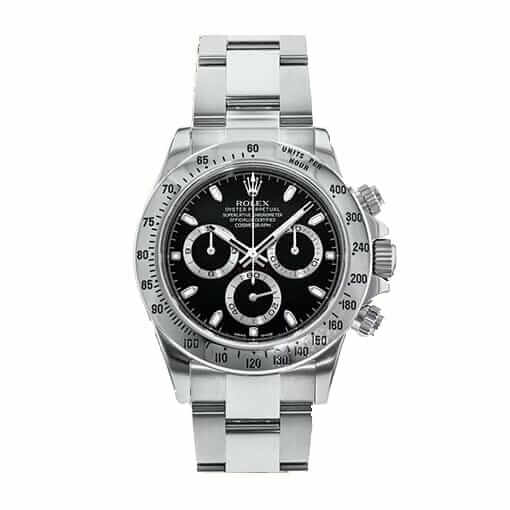 rolex-daytona-116520-black Rolex Daytona Cosmograph 116520 Black Dial - Image 1