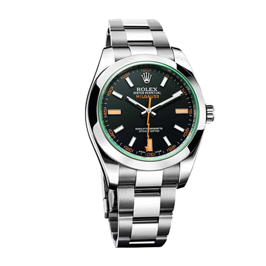 rolex milgauss black dial green crystal m116400gv 0001 BP Factory Watches