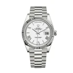 Rolex Day-Date 228235-0016 Rose Gold Wrapped Rhodium Dial